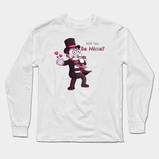 Will You Be Mime? Long Sleeve T-Shirt